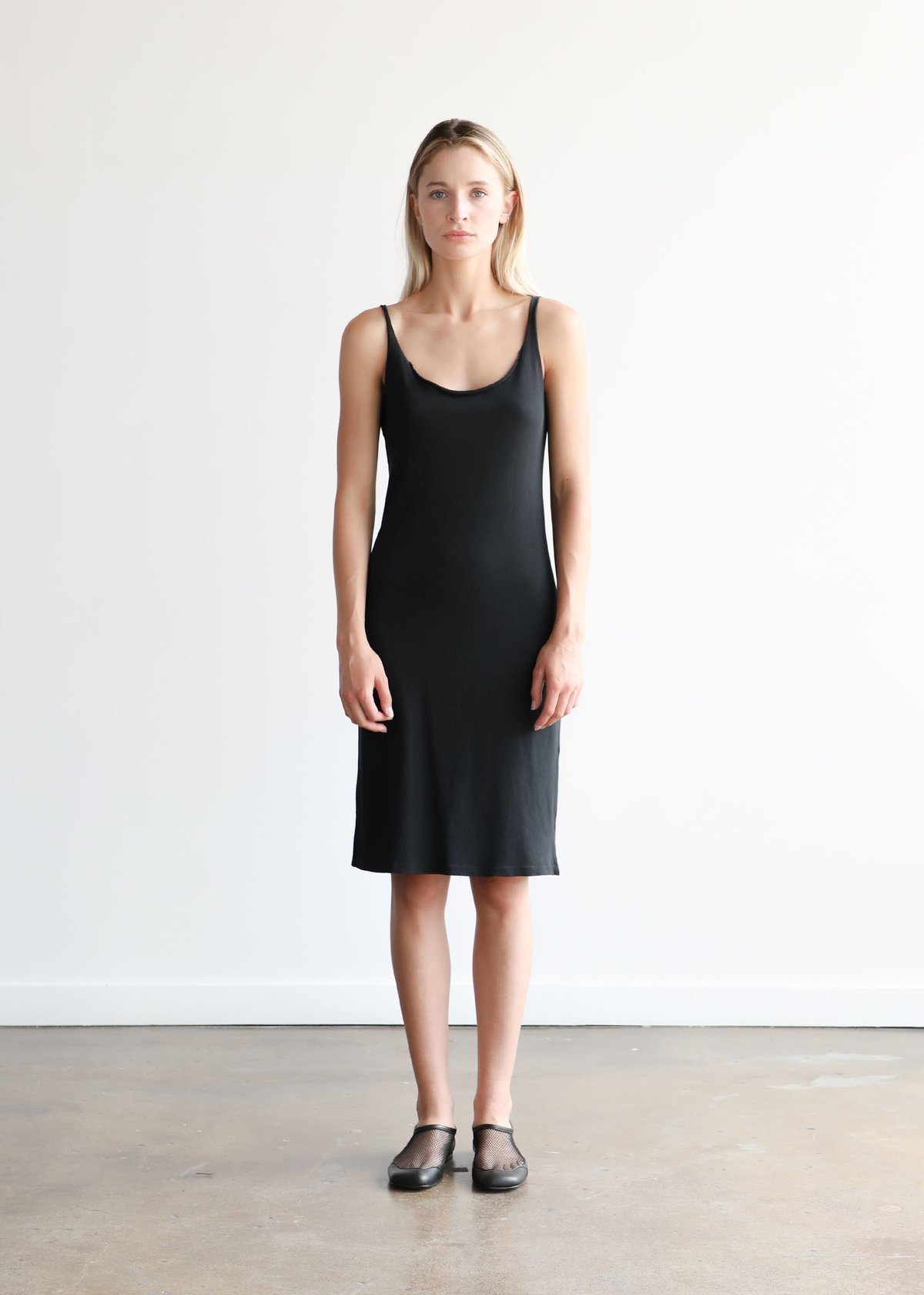 raquel allegra layering tank dress - Black catalog-owner:pos