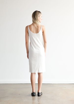 Raquel Allegra Layering Tank Dress - White | Garmentory