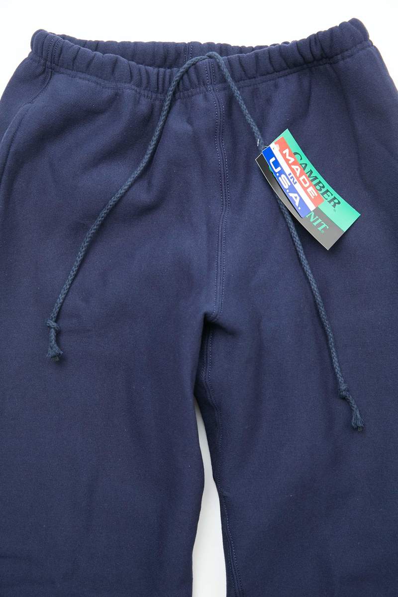 Camber Cross Knit Heavyweight Sweat Pant - Navy Camber Cross Knit Heavyweight Sweat Pant - Navy