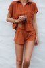 Araminta James TERRY SHIRT SET - RUST - Thumbnail 2