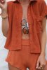 Araminta James TERRY SHIRT SET - RUST - Thumbnail 4