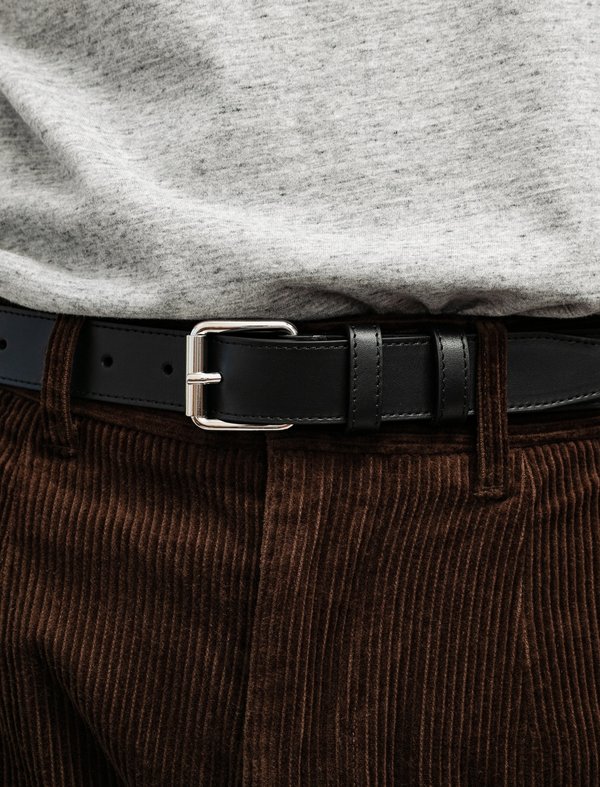 Comme des Garçons Classic Leather Belt - Black | Garmentory