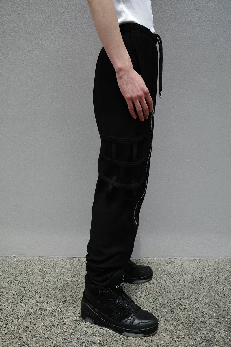 パンツ TheSoloist. bontage jogger TAKAHIROMIYASHITA The Soloist. Bondage Jogger Front Zipper