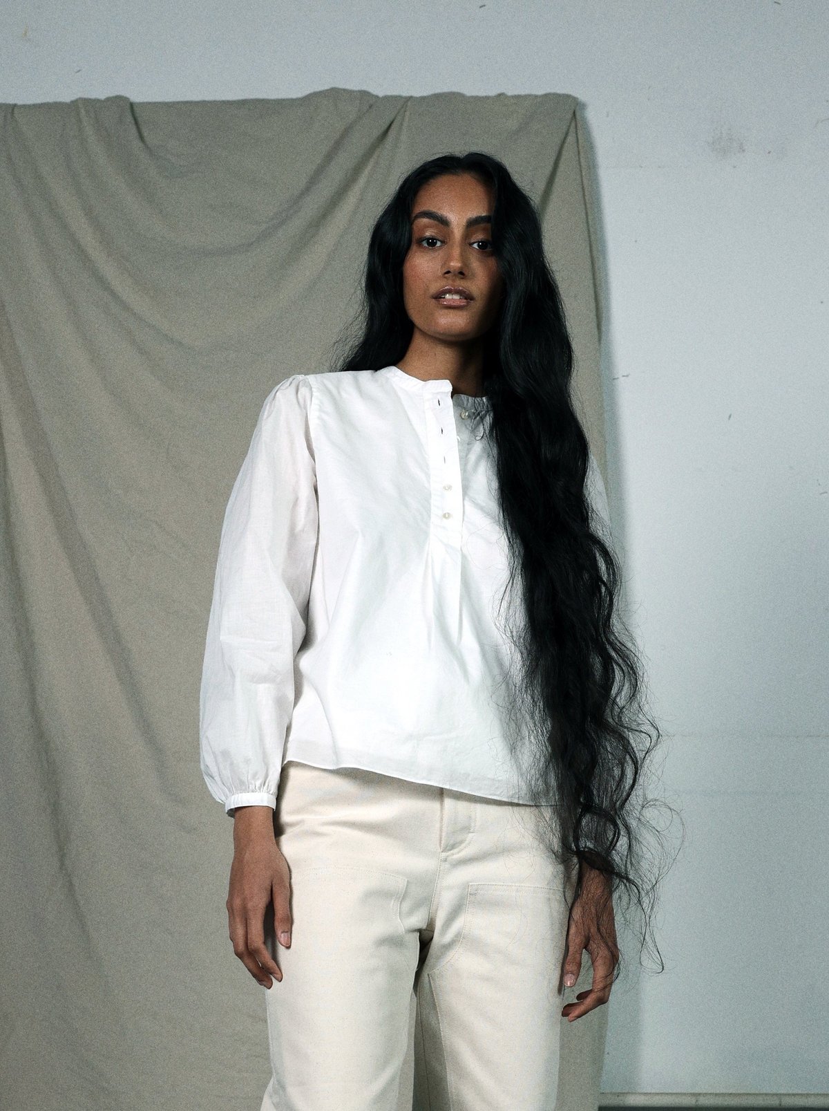 Marvin Ruby Scout Henley - Eggshell - Image 1 of 7