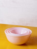 Mosser Glass Milk Glass Mixing Bowl - Pink - Thumbnail 1