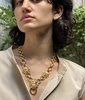  Vintage Doorknocker Necklace - Gold Tone  - Thumbnail 3
