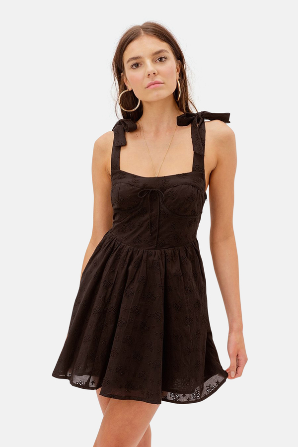 Women's For Love & Lemons Marla Mini Dress - Black | Garmentory Women's For Love & Lemons Marla Mini Dress - Black | Garmentory