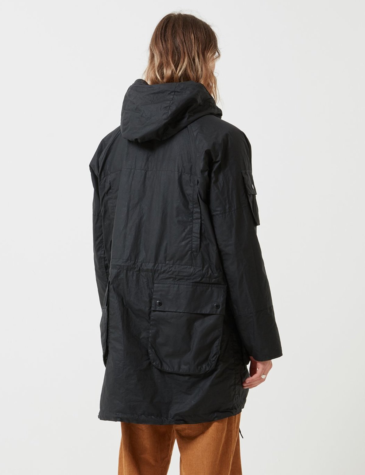Barbour x Engineered Garments Parka (Wax) - Black | Garmentory