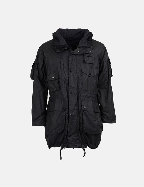 Barbour x Engineered Garments Parka (Wax) - Black | Garmentory