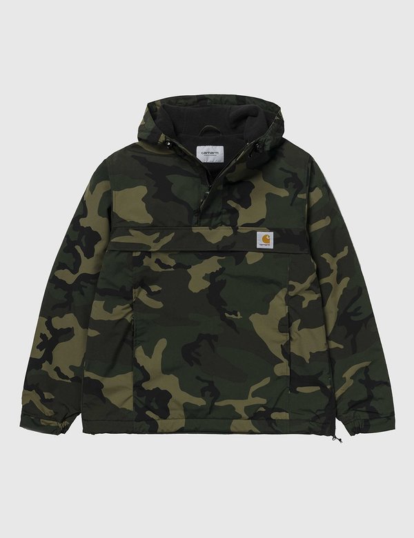 Carhartt-WIP Nimbus Half-Zip Jacket (Fleece Lined) - Camo Green