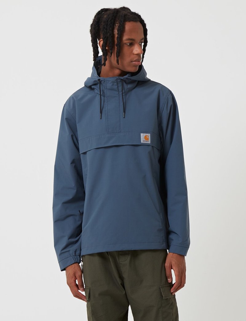 Carhartt-WIP Nimbus Half-Zip Jacket (Un-Lined) - Stone Blue