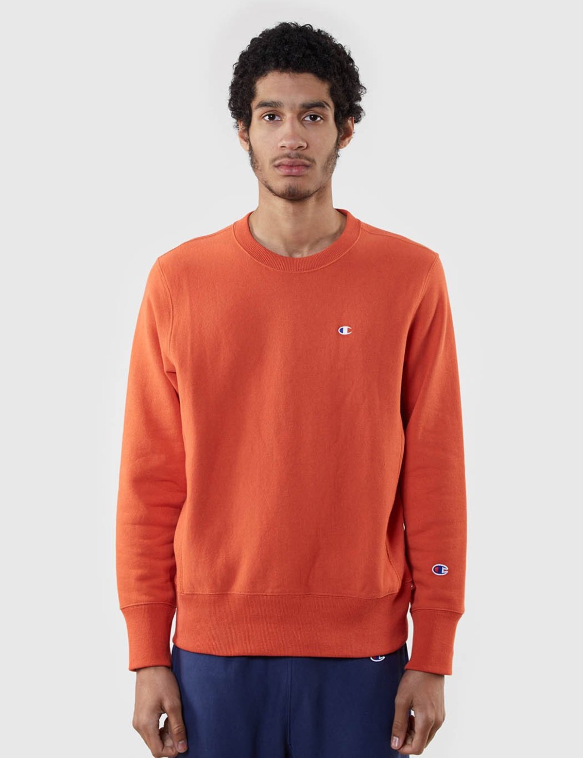 Champion Reverse Weave Sweatshirt Orange