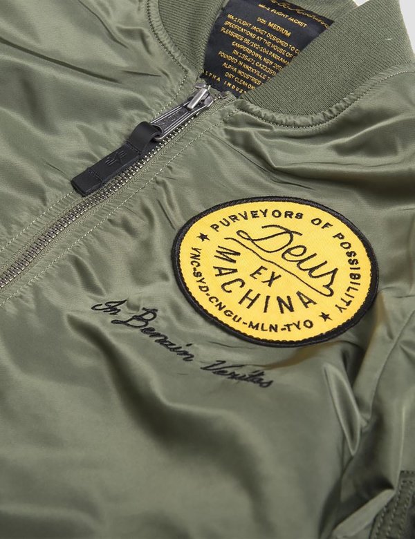 Deus Ex Machina MA1 Flight Jacket - Green | Garmentory