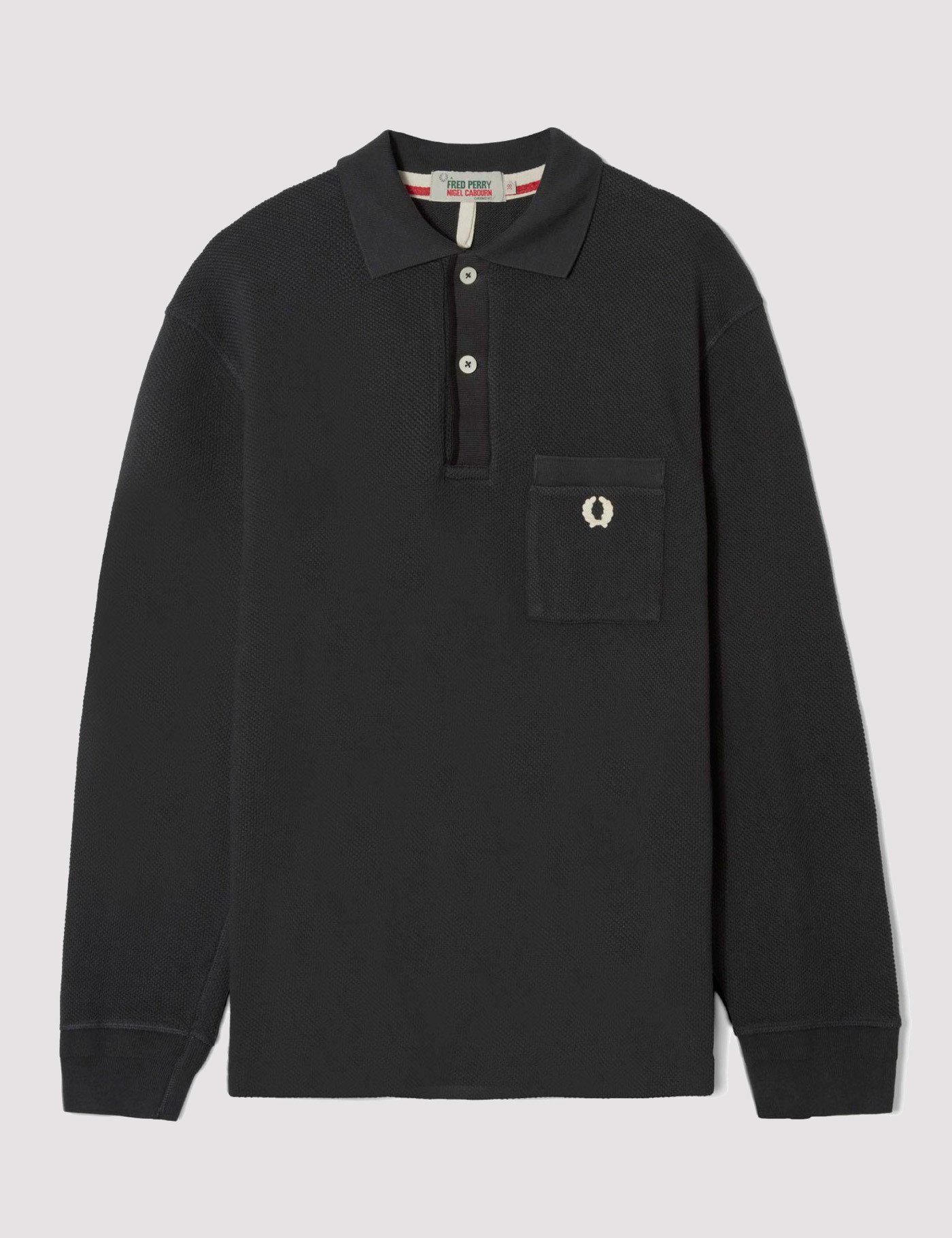 Fred Perry x Nigel Cabourn Long Sleeve Training Pique Shirt
