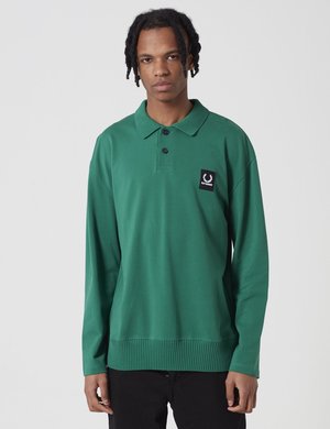 Fred Perry x Raf Simons Long Sleeve Shirt - Green | Garmentory