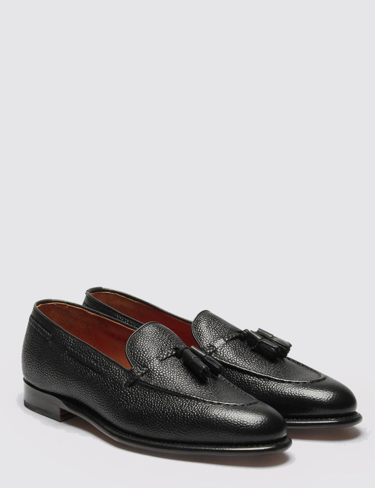 Grenson Scott Tassel Loafer - Black | Garmentory