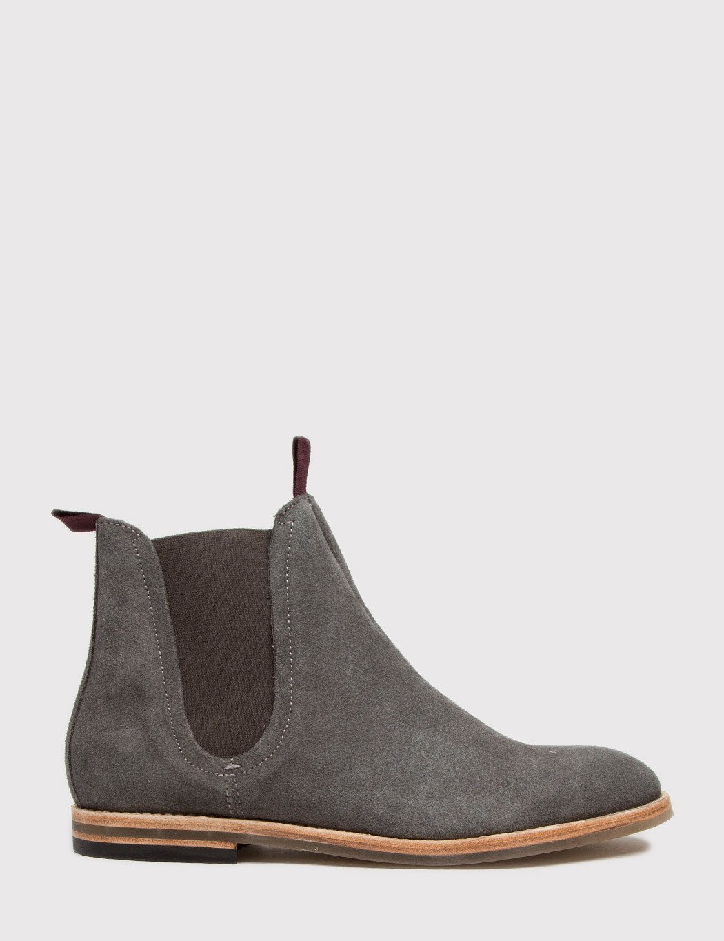 H London by Hudson Eldon Chelsea Suede Boot Sz 43 H London by Hudson Mens Eldon Chelsea Boot Suede Black Size  main image 2