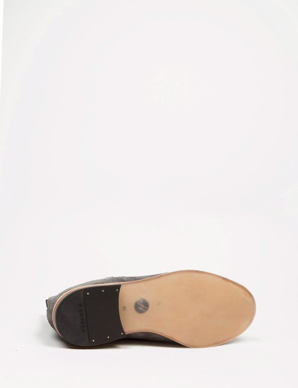 Hudson Eldon Chelsea Boot (Suede) - Charcoal Grey | Garmentory display picture 3