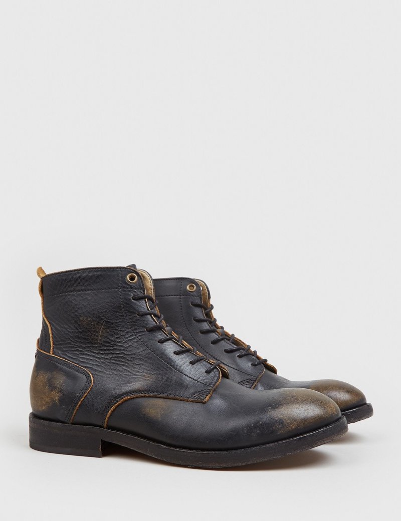 Hudson McKendrick Calf Boot (Leather) Black Garmentory