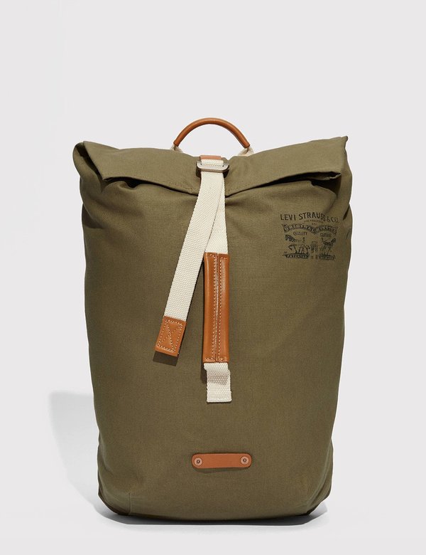 Zeigen Alter Memo levis roll top backpack Kondensator Rustikal Klient