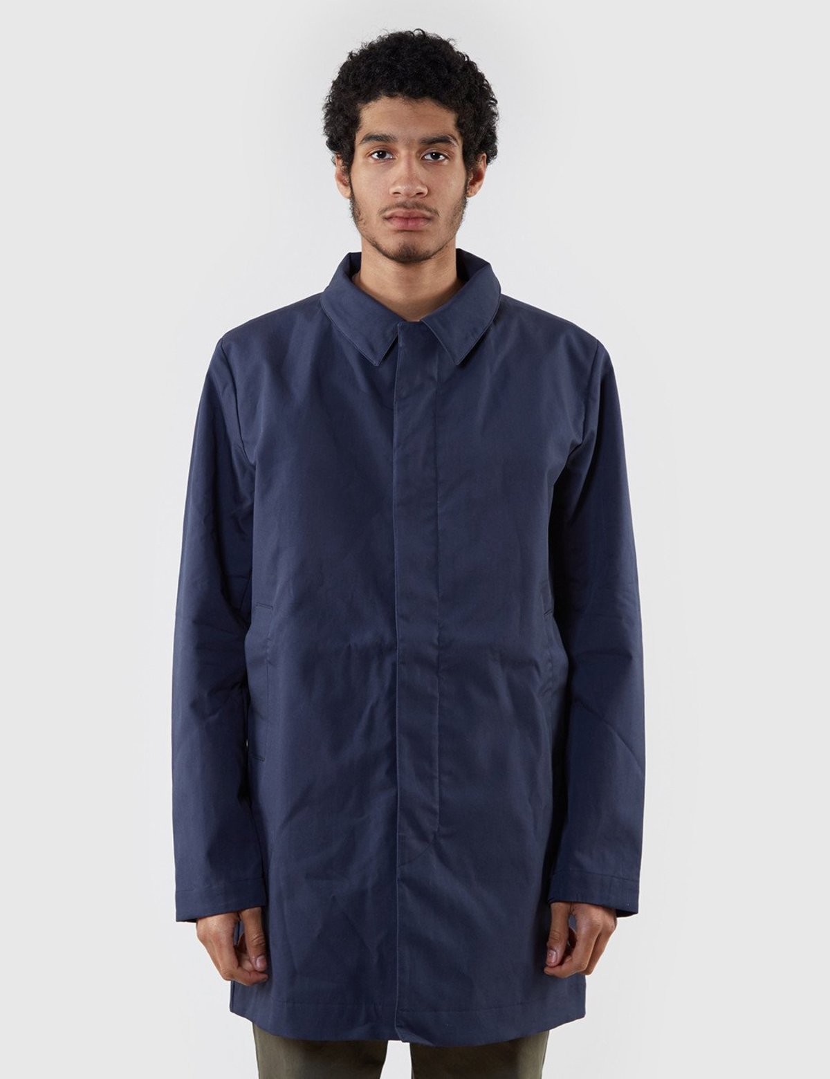 Norse Projects Thor Padded ネイビー L Norse Projects Thor Trench Coat (Cotton) - Dark Navy | Garmentory