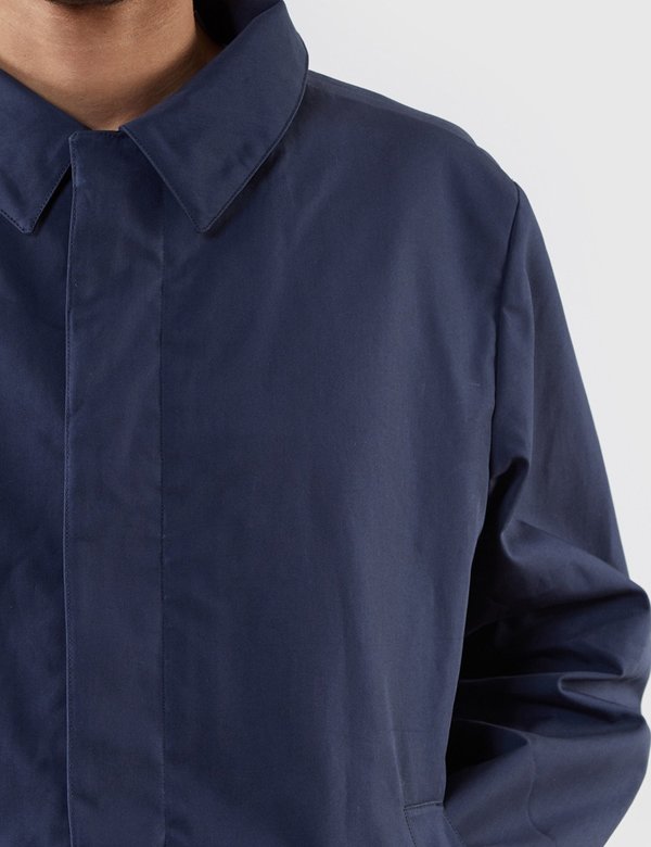 Norse Projects Thor Trench Coat (Cotton) - Dark Navy | Garmentory