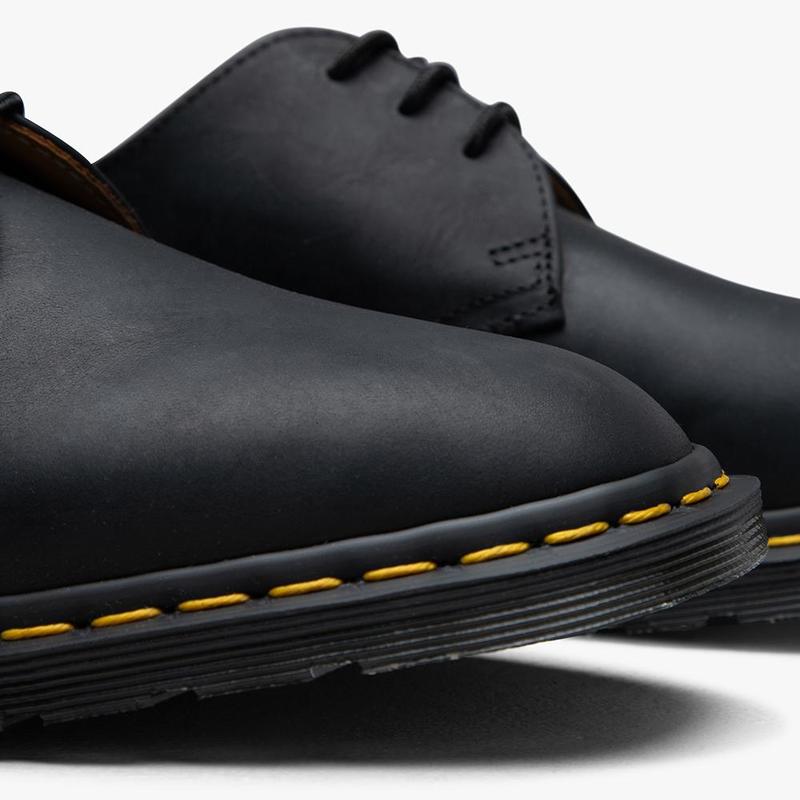 Dr.Martens × JJJJound ARCHIE II Archie II JJJJound Crazy Horse Leather Lace Up Shoes in Dark Brown