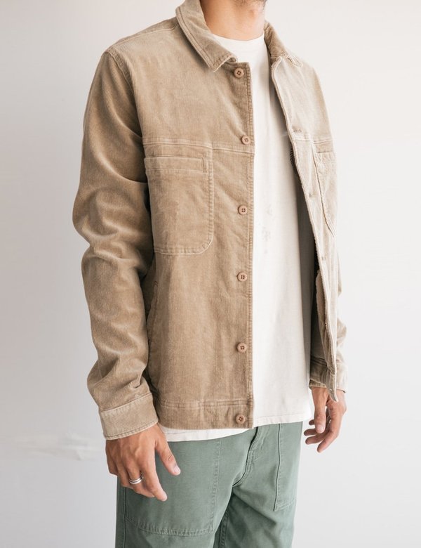 Satta Cord Jacket - Camel | Garmentory