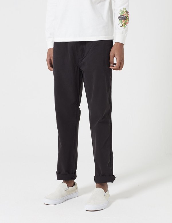 Stussy Brushed Beach Pant - Black | Garmentory
