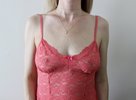 Vintage Lace Slip - Peachy Pink - Thumbnail 3
