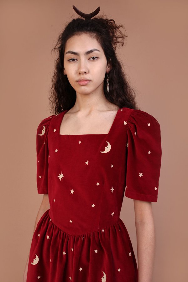 knee length dresses for ladies Adeline Midi Dress – KAZO main image 1