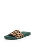 Brandblack Pronto Superlux Leo slides - Forest - Thumbnail 1