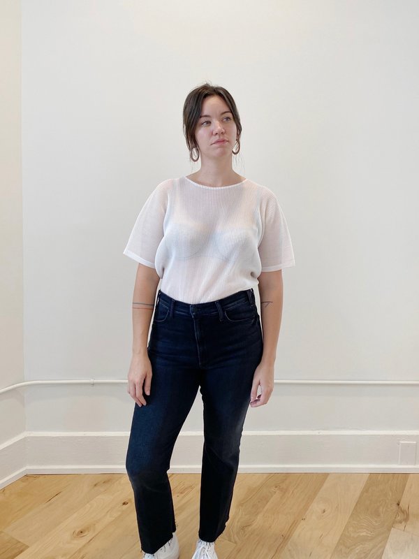 Pleats Please by Issey Miyake Tatami April Top - White | Garmentory