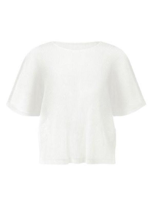 Pleats Please by Issey Miyake Tatami April Top - White | Garmentory