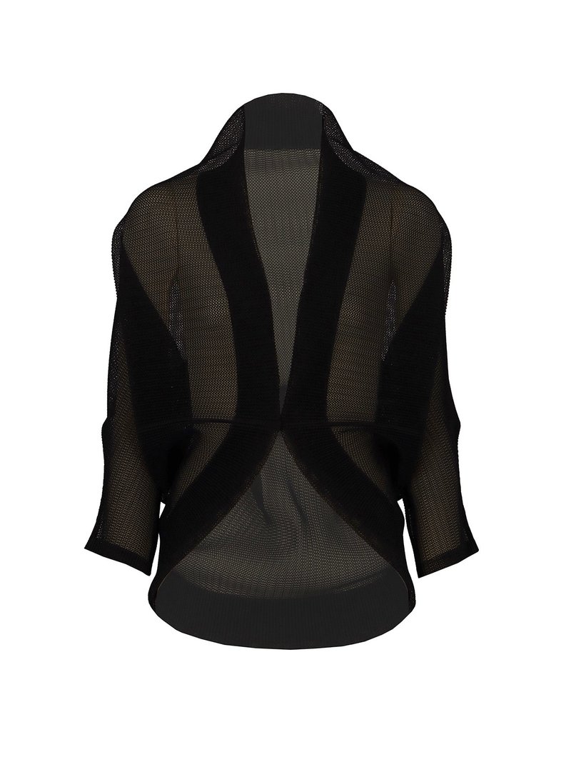 Tatami August Cardigan in Black by Pleats Please | Garmentory