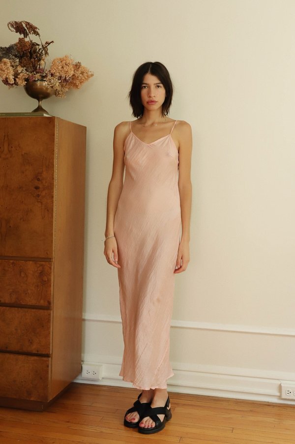 vintage bias cut slip dress 1930s Opalescent Bias Cut Silk and Lace Slip Dress S/M The Lady Next Door