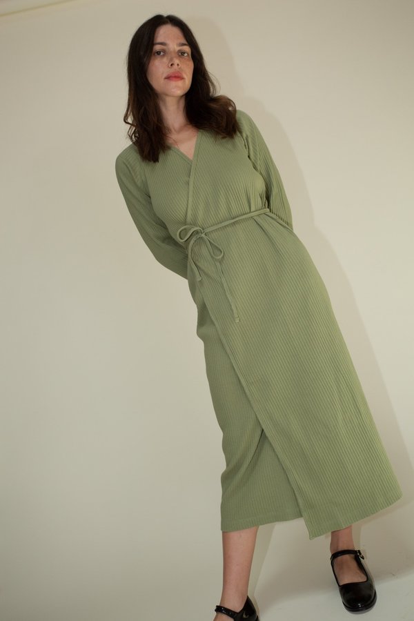 Baserange Cleat Dress with Sleeves - Ero Green | Garmentory