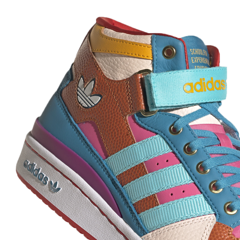adidas Forum MID Women GV7673 SNEAKERS - Gold/Pulse Aqua/Pink Tint |  Garmentory