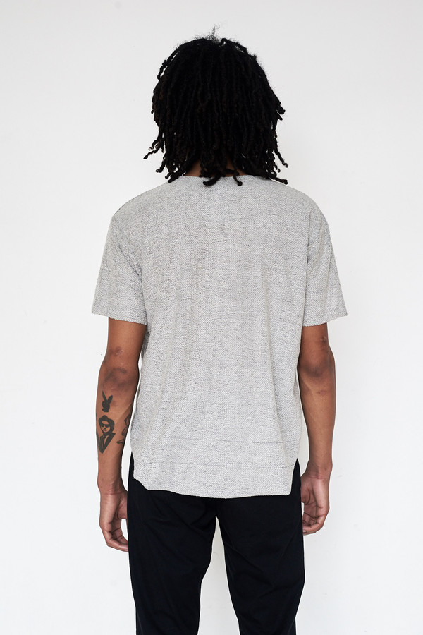 Assembly New York Cotton Reverse Terry Henley - Grey