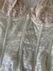 Vintage Strapless Bustier Corset - Cream - Thumbnail 4