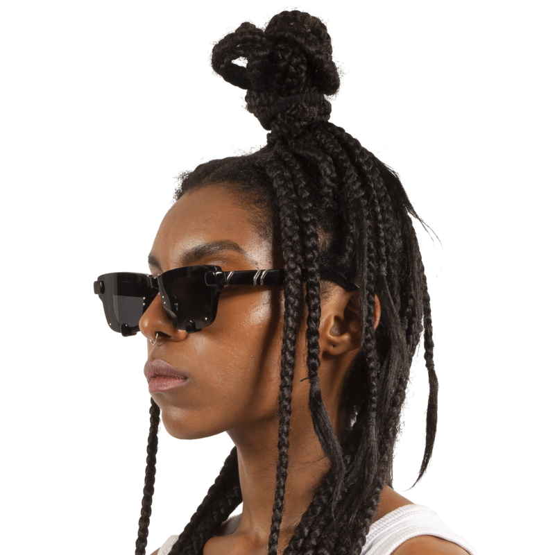 Y/project Linda Farrow Edition Sunglasses - Black/Silver | Garmentory 