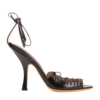 Y/project Lace-Up Stiletto Sandals - Black - Thumbnail 2