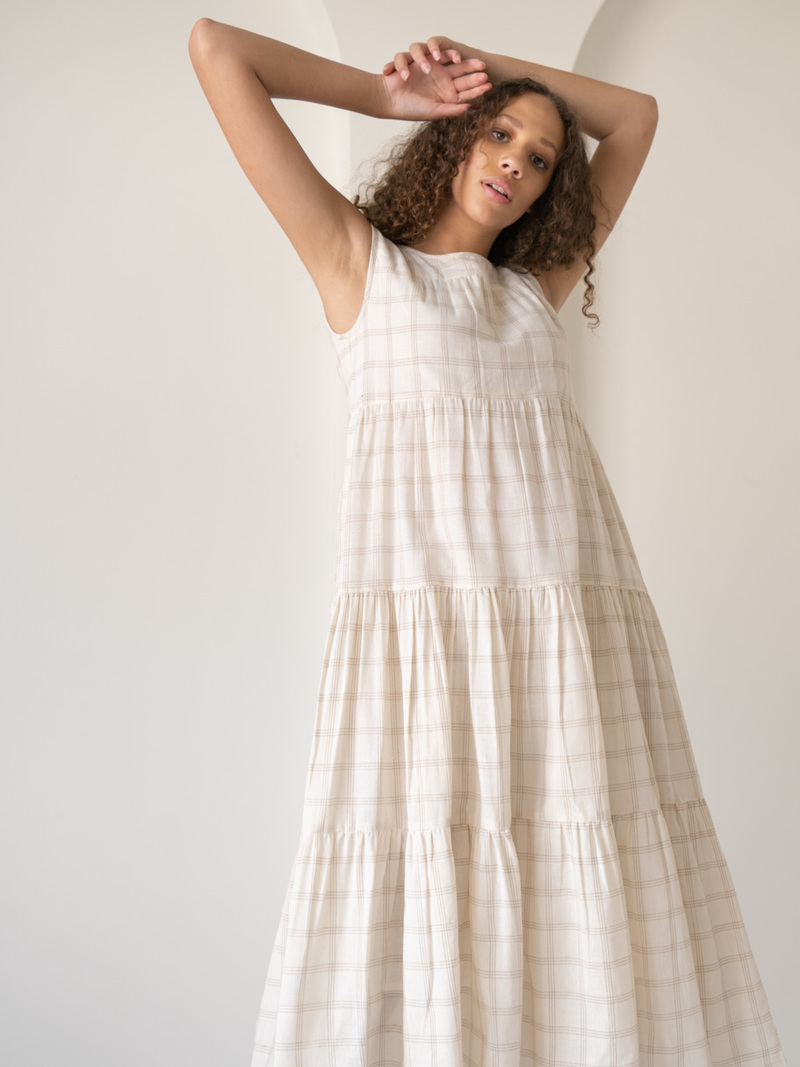 laude the label tiered maxi dress LAUDE the Label Tiered Maxi Dress