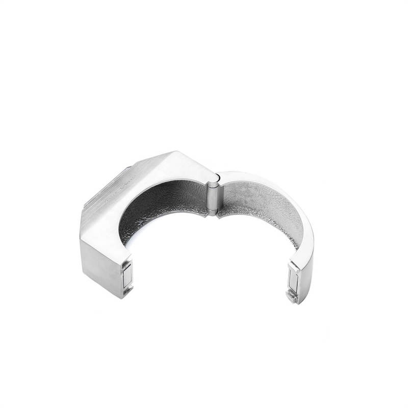 RICK OWENS Bangle Large Beveled Bracelet - Crystal | Garmentory