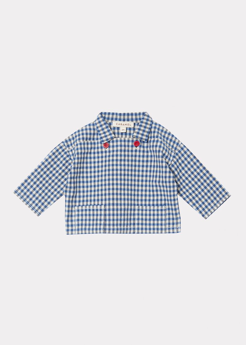 Kids Caramel Rossi Baby Set - Blue Check
