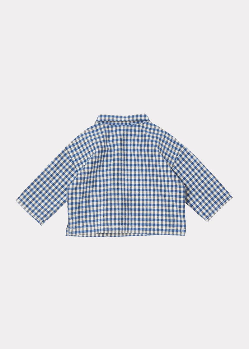 Kids Caramel Rossi Baby Set - Blue Check