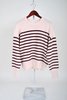 Forte Forte Striped Ribbed Merino Oversized Sweater - Avorio - Thumbnail 1