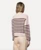 Forte Forte Striped Ribbed Merino Oversized Sweater - Avorio - Thumbnail 4