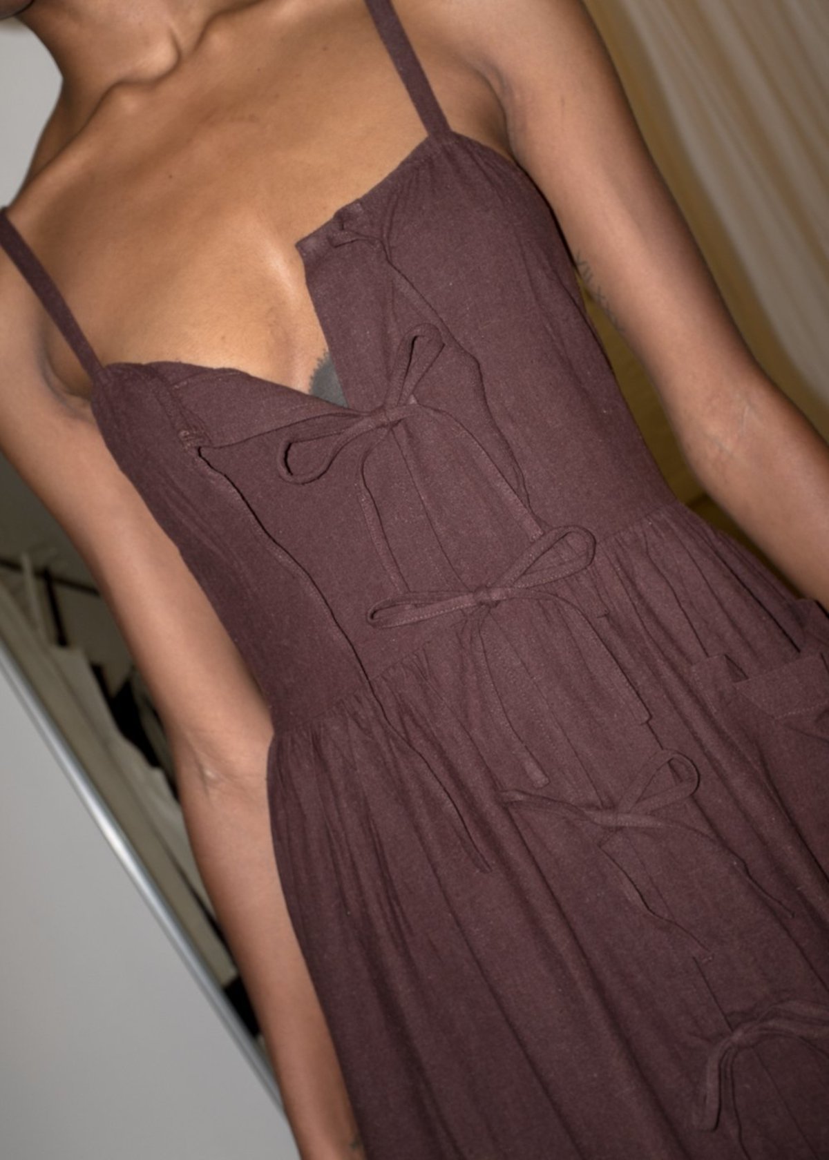 Ajaie Alaie Candor Dress - Cocoa - Image 3 of 5