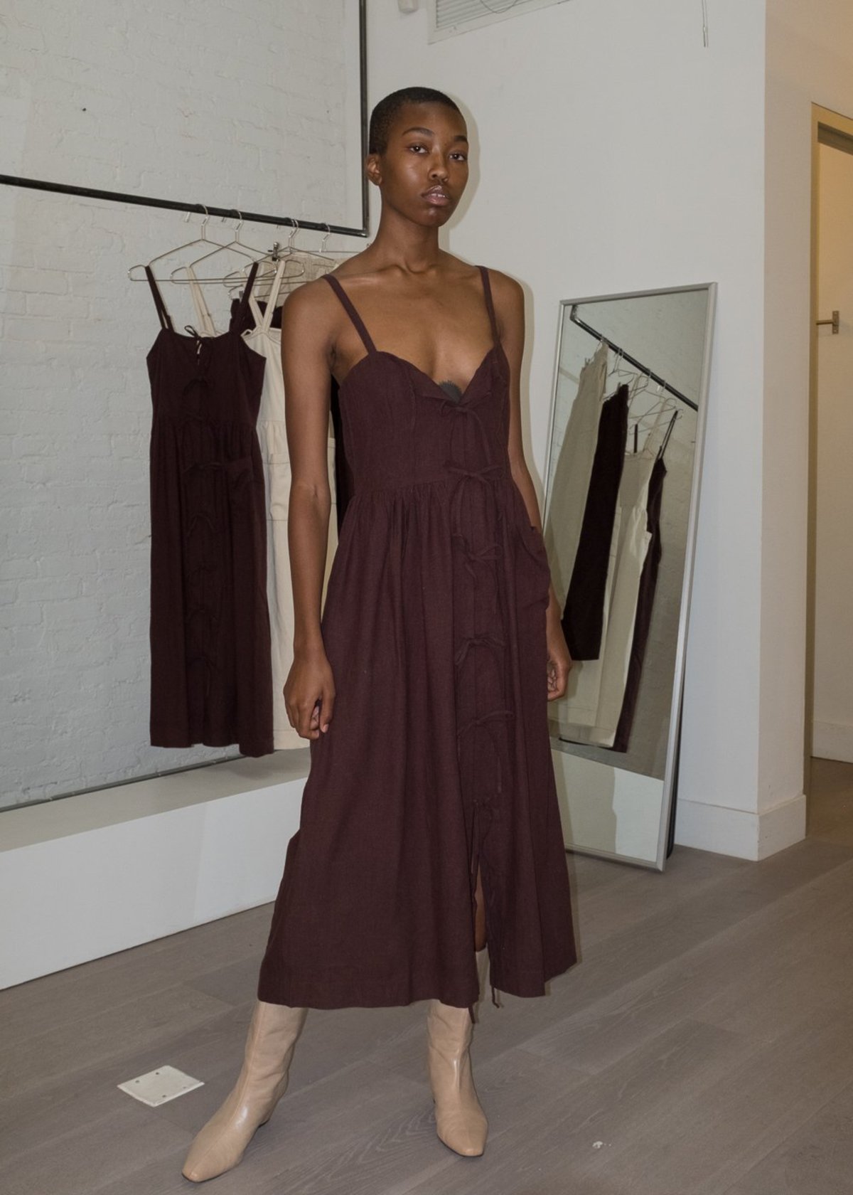 Ajaie Alaie Candor Dress - Cocoa - Image 5 of 5